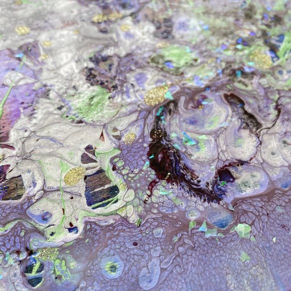 Original Art “Summer Pop 1987” Artwork Mixed Media Painting Frame Ready 12”x12” - Picture 5 of 6